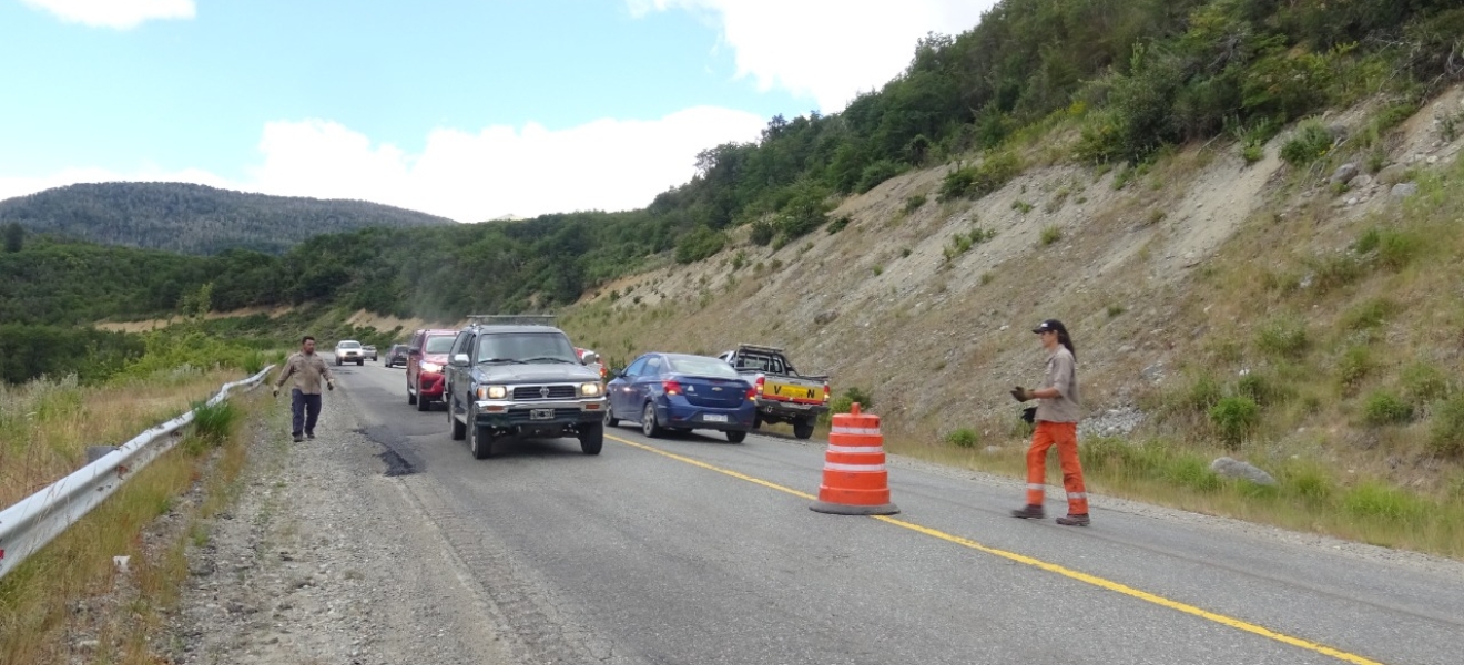 Mucha precaución en el tramo Bariloche-El Bolsón por tareas en la RN 40